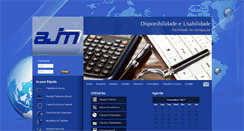 Desktop Screenshot of ajmcontabil.com.br