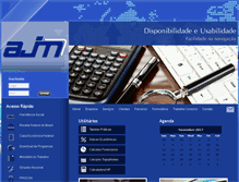 Tablet Screenshot of ajmcontabil.com.br